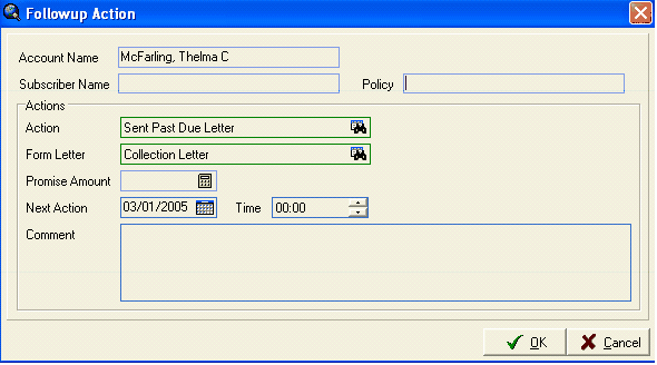 ActionCorrespondence