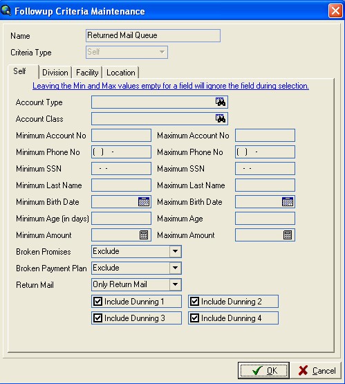 SelfQueueReturnMail